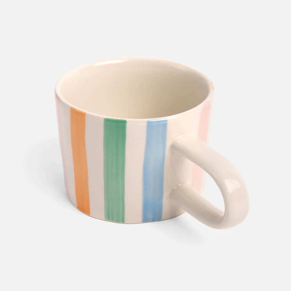 Caroline Gardner Multi Stripe Mug